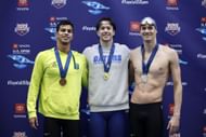 Gold Medalist Jake Mitchell With silver and bronze Medalist